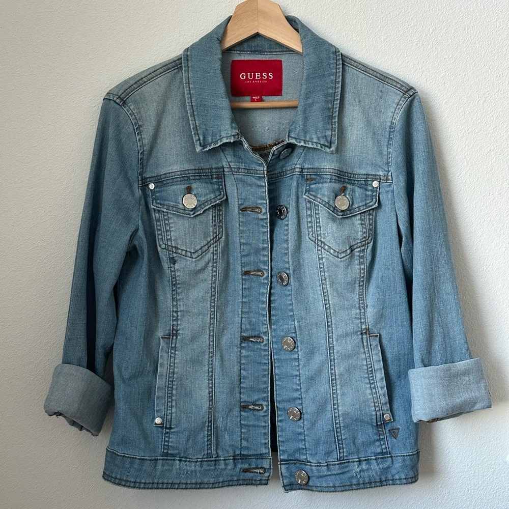 Guess Light Blue Denim Jacket